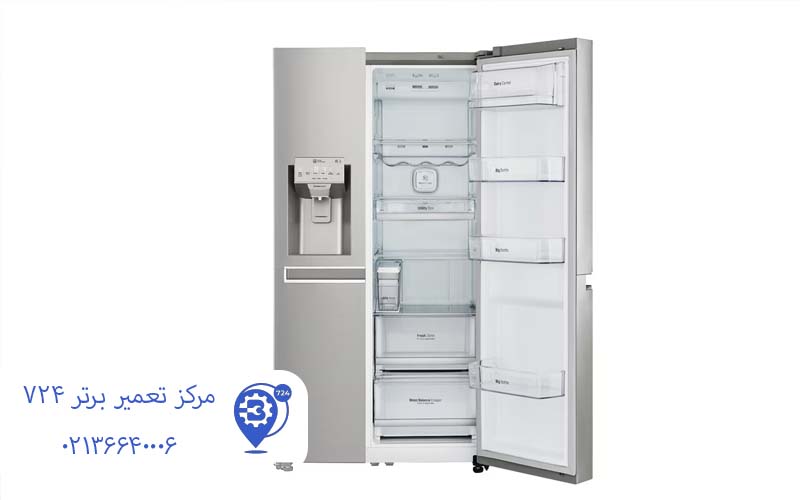 خنک نکردن یخچال ساید اینورتر ال جی