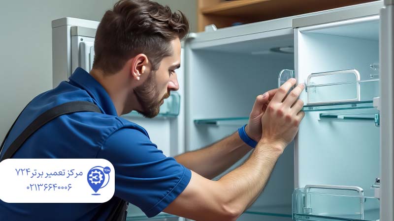 علت ارور f5 و fc یخچال فریزر امرسان