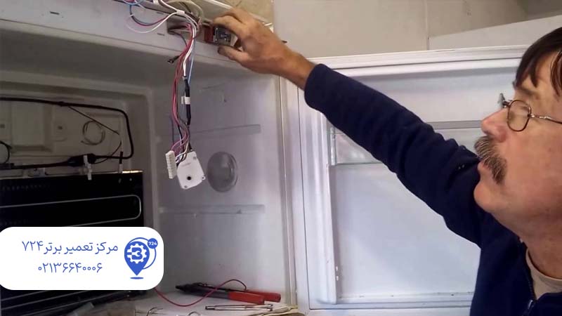 علت ارور f5 و fc یخچال فریزر امرسان