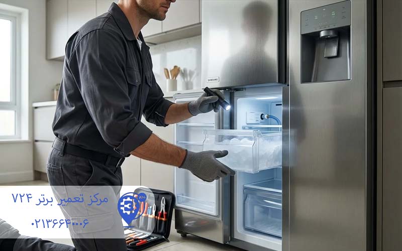 علائم کار نکردن فن یخچال سامسونگ